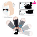 Masturbador Vagina com Vibrador - 10 Modos de Vibração