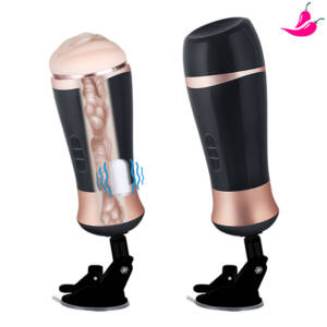 Masturbador Vagina com Vibrador - 10 Modos de Vibração