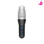 Masturbador Rotativo com Vibrador - Movimento Vai e Vem