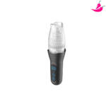 Masturbador Rotativo com Vibrador - Movimento Vai e Vem