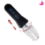 Masturbador Rotativo com Vibrador - Movimento Vai e Vem