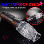 Masturbador Rotativo com Vibrador - Movimento Vai e Vem