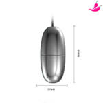 Bullet Vibrador Cromado - Multi Velocidade