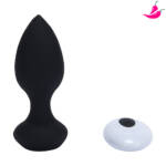 Plug Anal em Silicone - 10 Modos de Vibração e Controle sem Fio