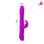 Pretty Love Ward - Vibrador Recarregável com Estimulador Clitoriano