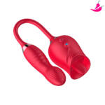 Vibrador Duplo - Vibrador com Língua Erótica e Bullet