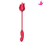 Vibrador Duplo - Vibrador com Língua Erótica e Bullet