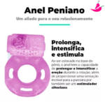 Anel Peniano com Vibrador - Formato de Borboleta