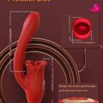 Vibrador Boca Mágica com Tripla Estimulação