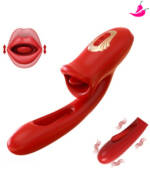 Vibrador Boca Mágica com Tripla Estimulação