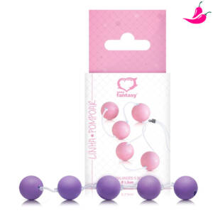 Colar Tailandês com 5 Bolas - Bolinhas de Pompoar