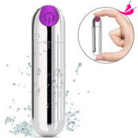 Vibrador Feminino Mini Cápsula Bullet - 10 Velocidades