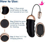 Wee Bullet - Vibrador Recarregável com Controle Remoto Sem Fio