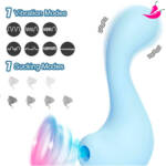 Vibrador de Ponto G e Estimulador Clitoriano - My Dino