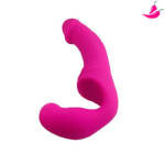 Pênis Double Rider Strap On - Vibrador com Controle Remoto