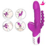 Eros - Vibrador Triplo para Estimulação Interna e Externa Recarregável