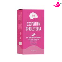 Gel Excitation Chicleteira - Potencializador de Orgasmo Feminino Beijável