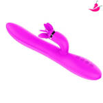 Vibrador Rotativo com Estimulador Clitoriano Rotatório e com Aquecimento