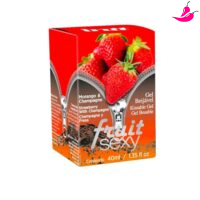 Fruit Sexy Gel Beijável Sabor Morango com Champagne