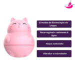 Estimulador de Clitóris em Formato Gatinho com Língua - Kitty Bliss