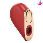 Vibrador Duplo Coração com Língua Estimuladora e Ondas de Pressão