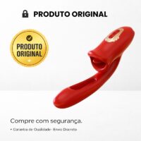 Vibrador Boca Mágica com Tripla Estimulação