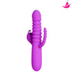 Luxurius Dremium - Vibrador com Tripla Estimulação e Movimento Vai e Vem