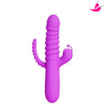 Luxurius Dremium - Vibrador com Tripla Estimulação e Movimento Vai e Vem