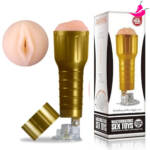 Masturbador Lanterna Dourada - Masturbador Vagina CyberSkin