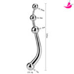 Plug Anal de Aço Inoxidável - Cauda de Raposa