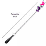 Plug Anal de Metal com Guia -