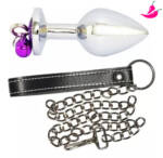 Plug Anal de Metal com Guia -