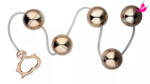 Colar Tailandês com 5 Bolas - Conjunto de Pompoar em Metal