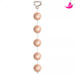Colar Tailandês com 5 Bolas - Conjunto de Pompoar em Metal
