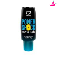 Power Shock 22 V de Tesão 15g - Gel Eletrizante Neutro