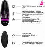 Pênis Dibe Sex Machine - Mini Máquina de Sexo com Vibrador