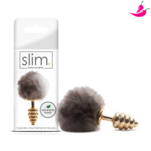 Plug Anal com Pompom de Pelúcia - 6,5X 2,9