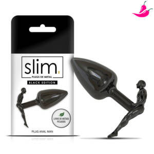 Plugue Anal em Metal Man - 8,19X 1,75cm