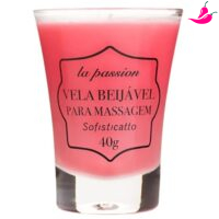 Vela Beijável Para Massagem 40g Linha Passion Sofisticatto