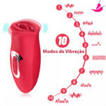 Vibrador Boquinha com Língua Erótica