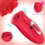 Vibrador Boquinha com Língua Erótica