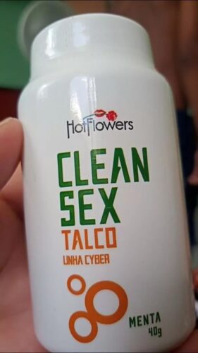 Click to view full screen Clean Sex - Talco Aroma de Menta para Conservar Brinquedos Eróticos photo review