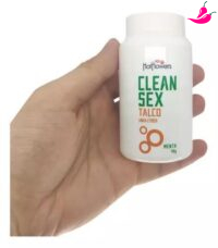 Clean Sex - Talco Aroma de Menta para Conservar Brinquedos Eróticos