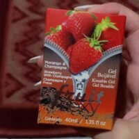 Fruit Sexy Gel Beijável Sabor Morango com Champagne photo review