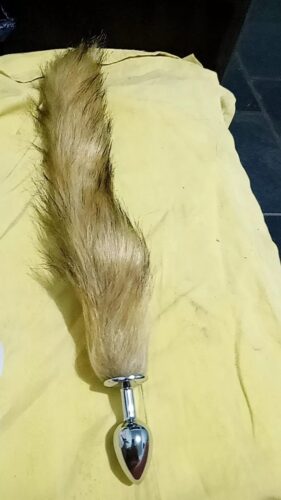 Plug Anal em Metal com Cauda - Tamanho G photo review