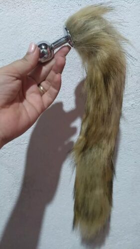 Plug Anal em Metal com Cauda - Tamanho G photo review