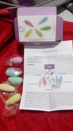 Kit com 5 Cones para Pompoar - Conjunto de Cones photo review