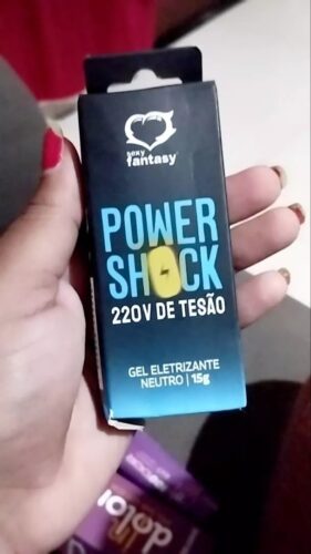 Click to view full screen Power Shock 22 V de Tesão 15g - Gel Eletrizante Neutro photo review