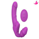 Dildo Strapless para Penetração Simultânea - TwinVibe Dildo Strapless para Penetração Simultânea - TwinVibe