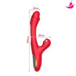 Vibrador Ponto G com Sugador de Clitóris 3 em 1 - Delírio